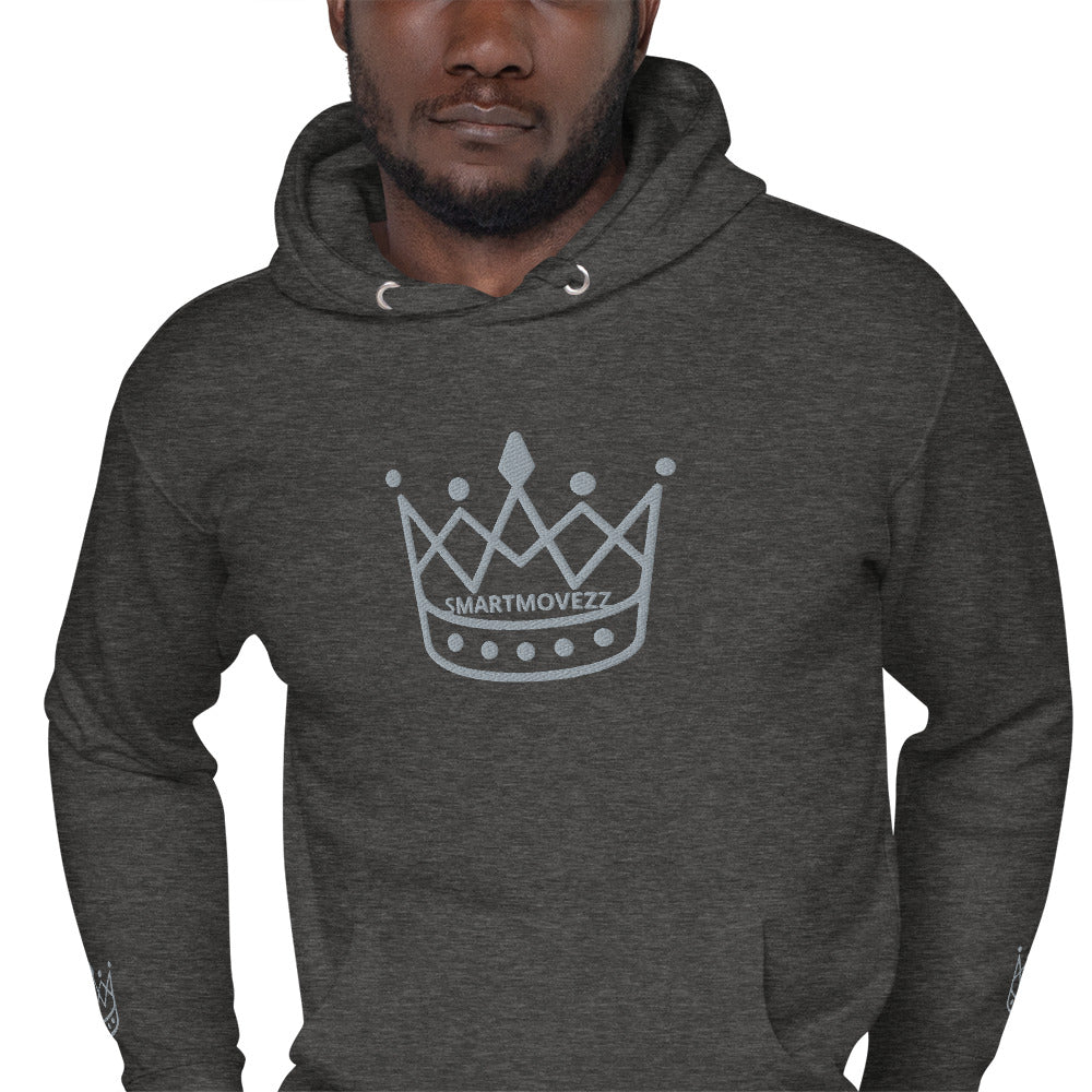 Crown gray SM Hoodie