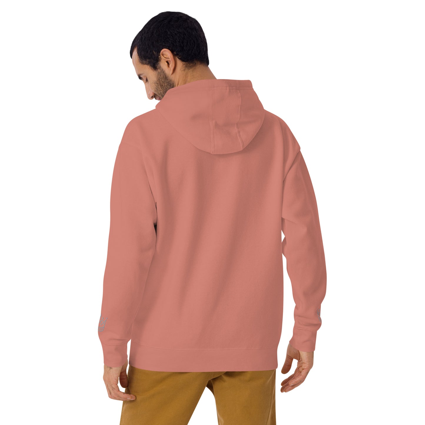 Crown gray SM Hoodie