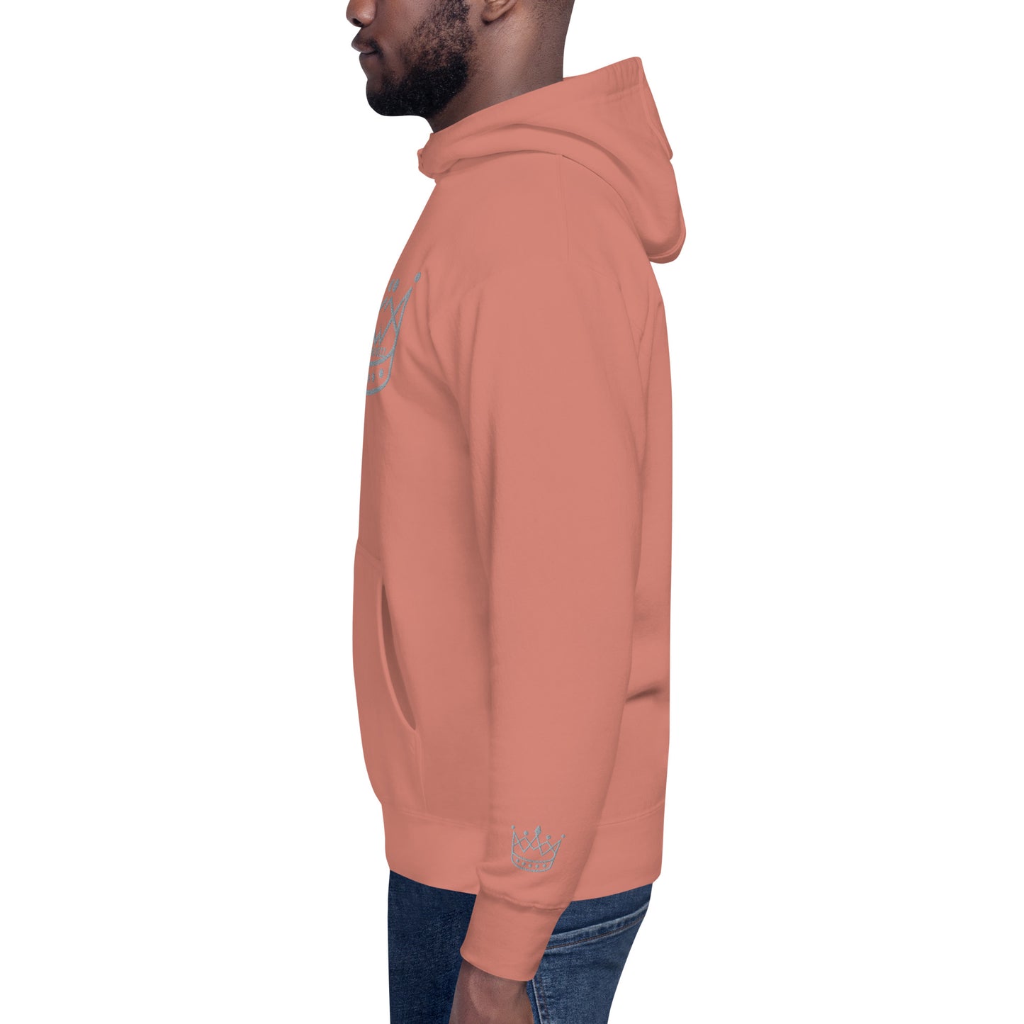 Crown gray SM Hoodie