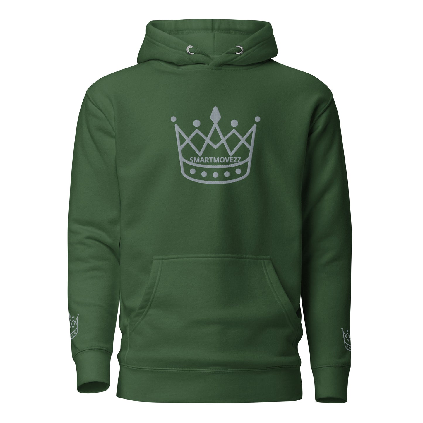 Crown gray SM Hoodie