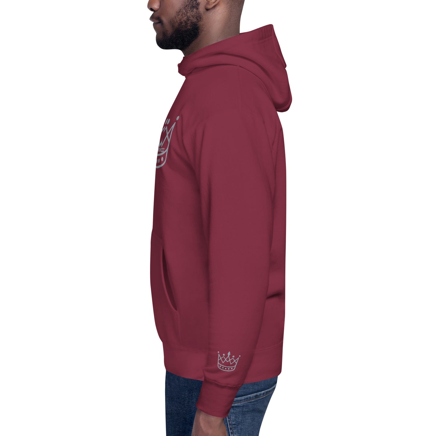 Crown gray SM Hoodie