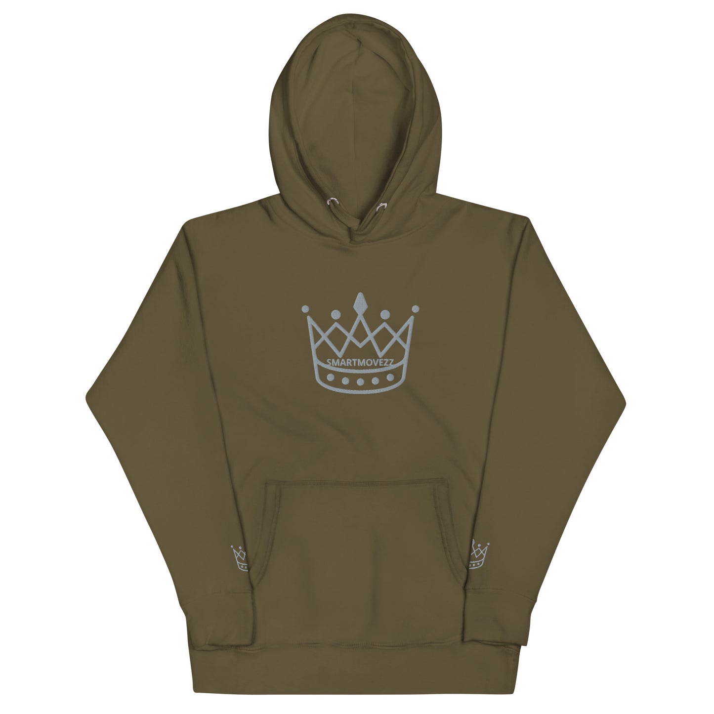 Crown gray SM Hoodie