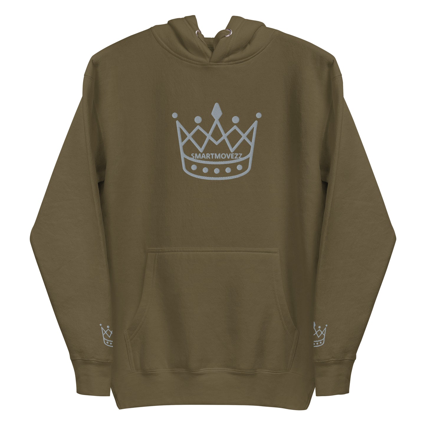 Crown gray SM Hoodie