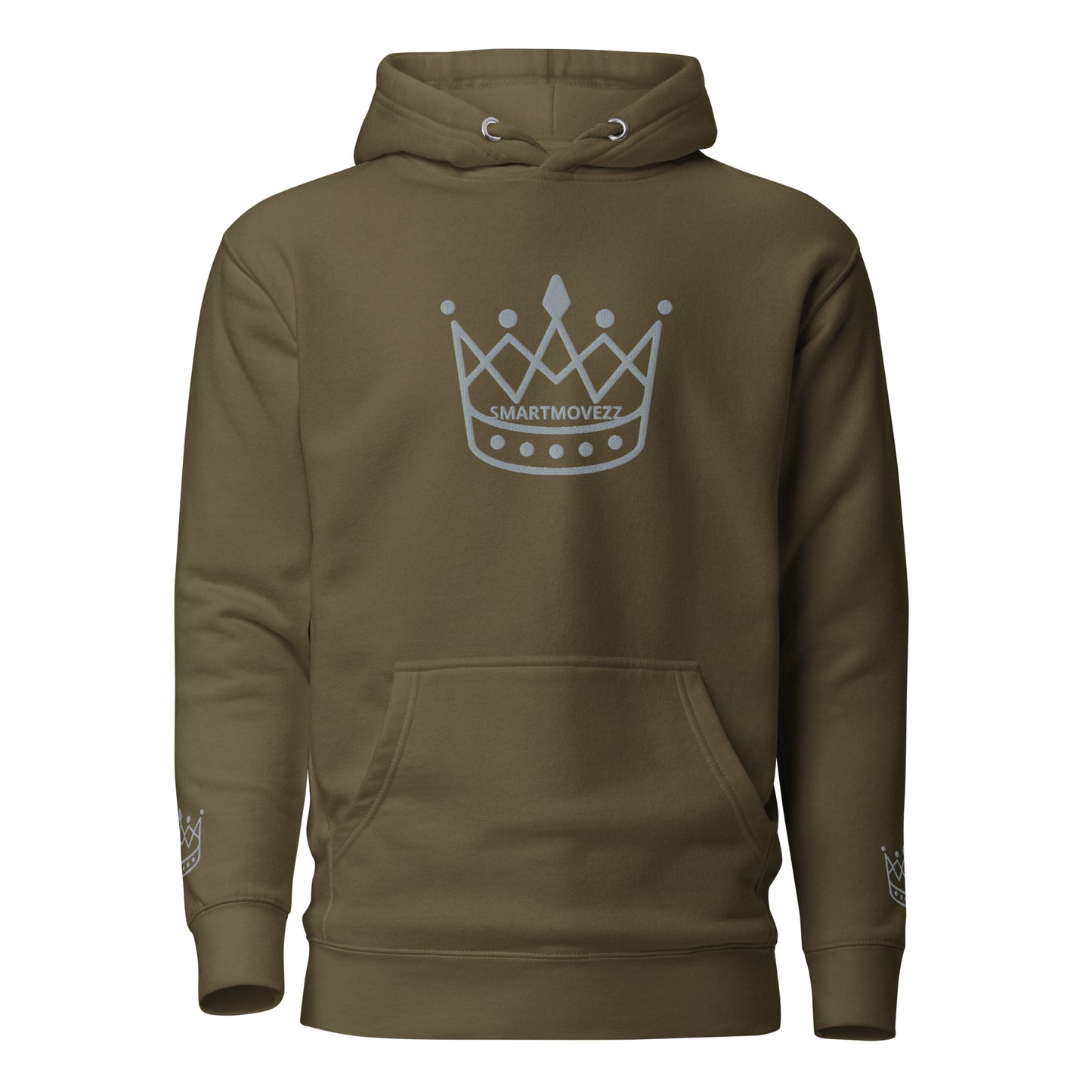 Crown gray SM Hoodie