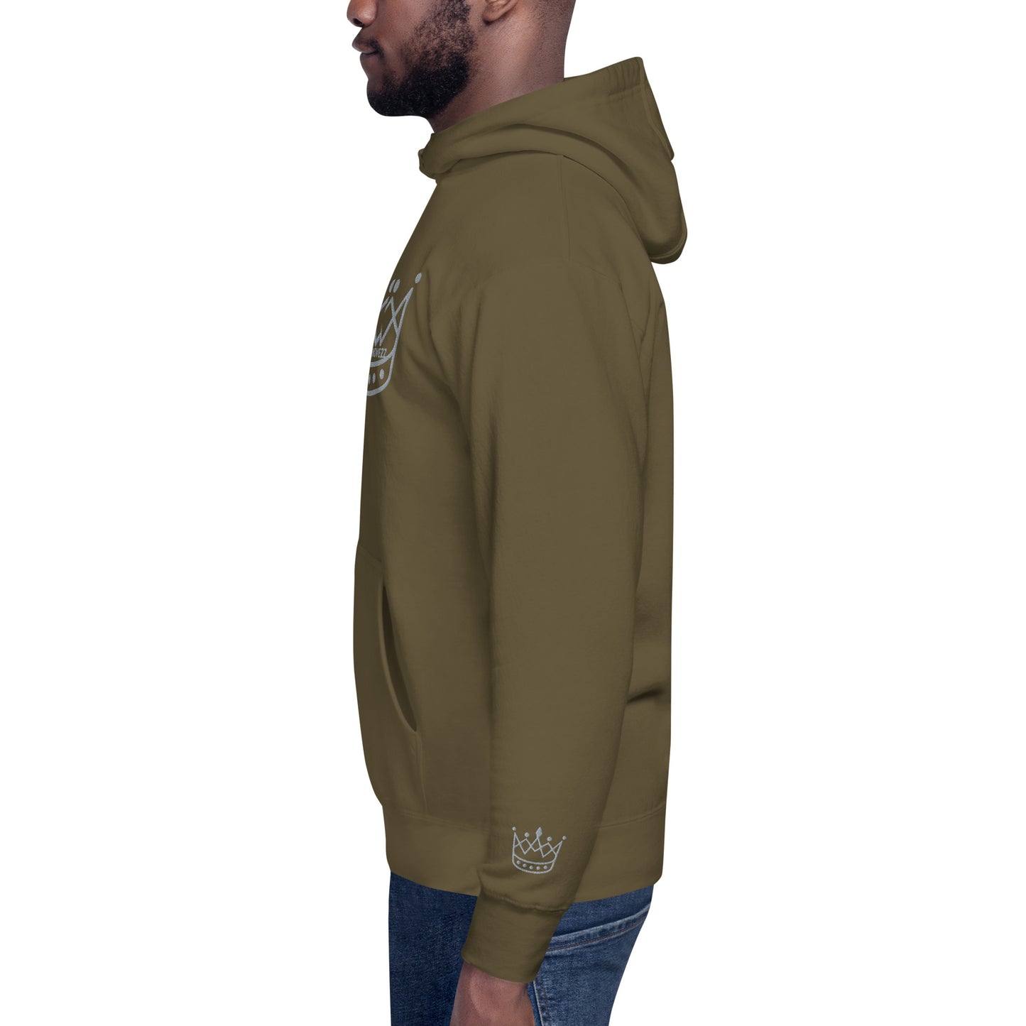 Crown gray SM Hoodie