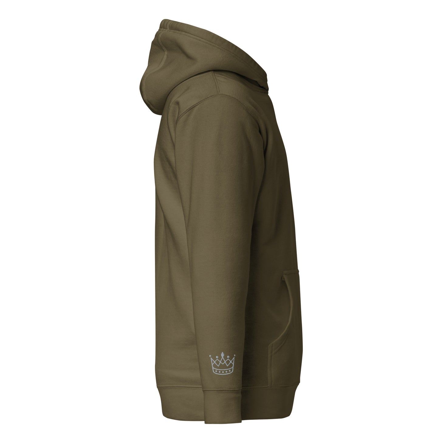 Crown gray SM Hoodie