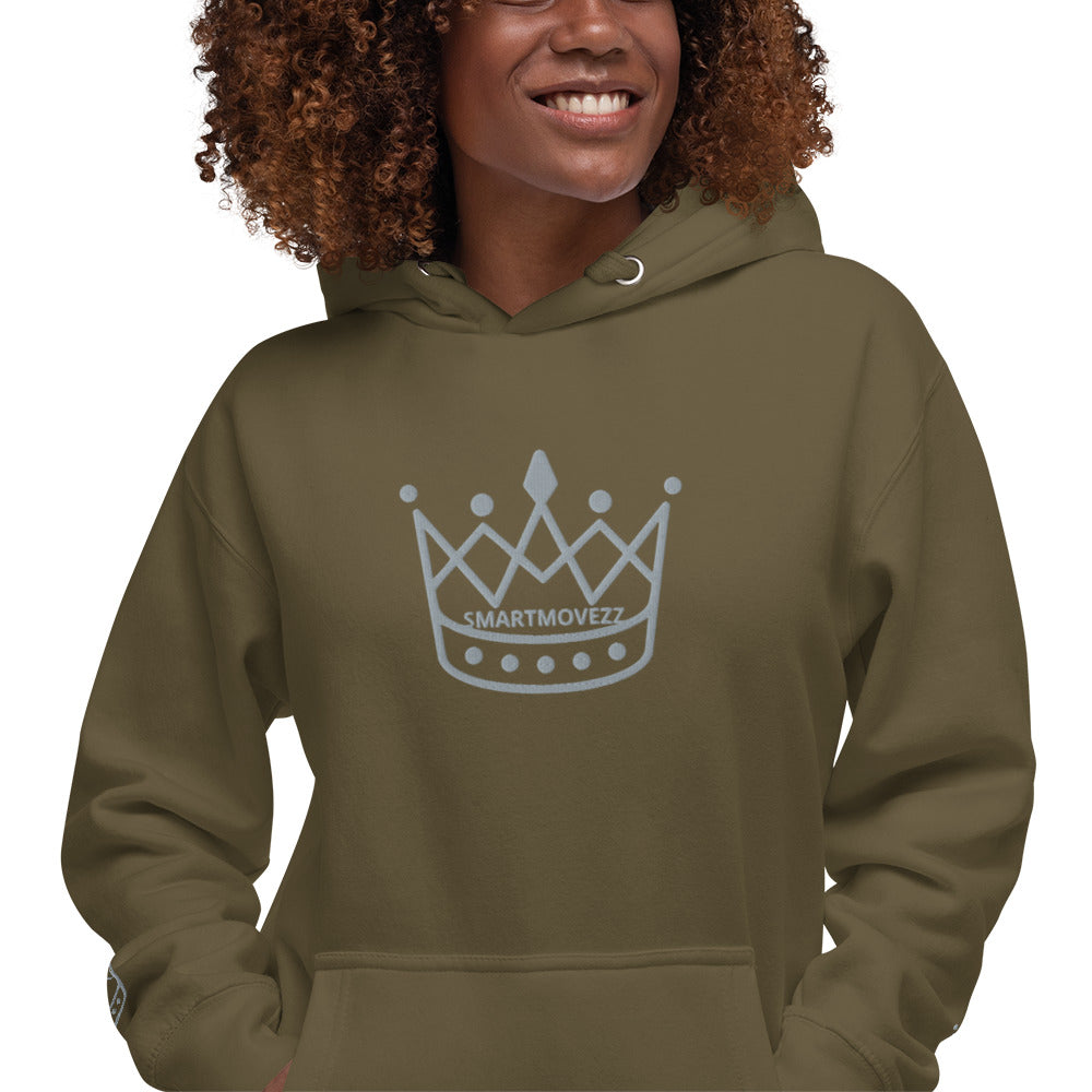 Crown gray SM Hoodie