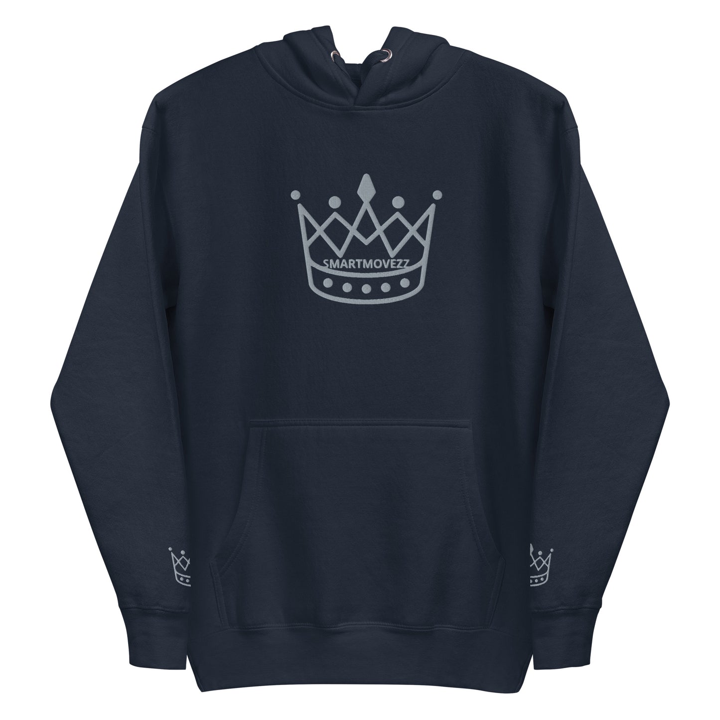 Crown gray SM Hoodie