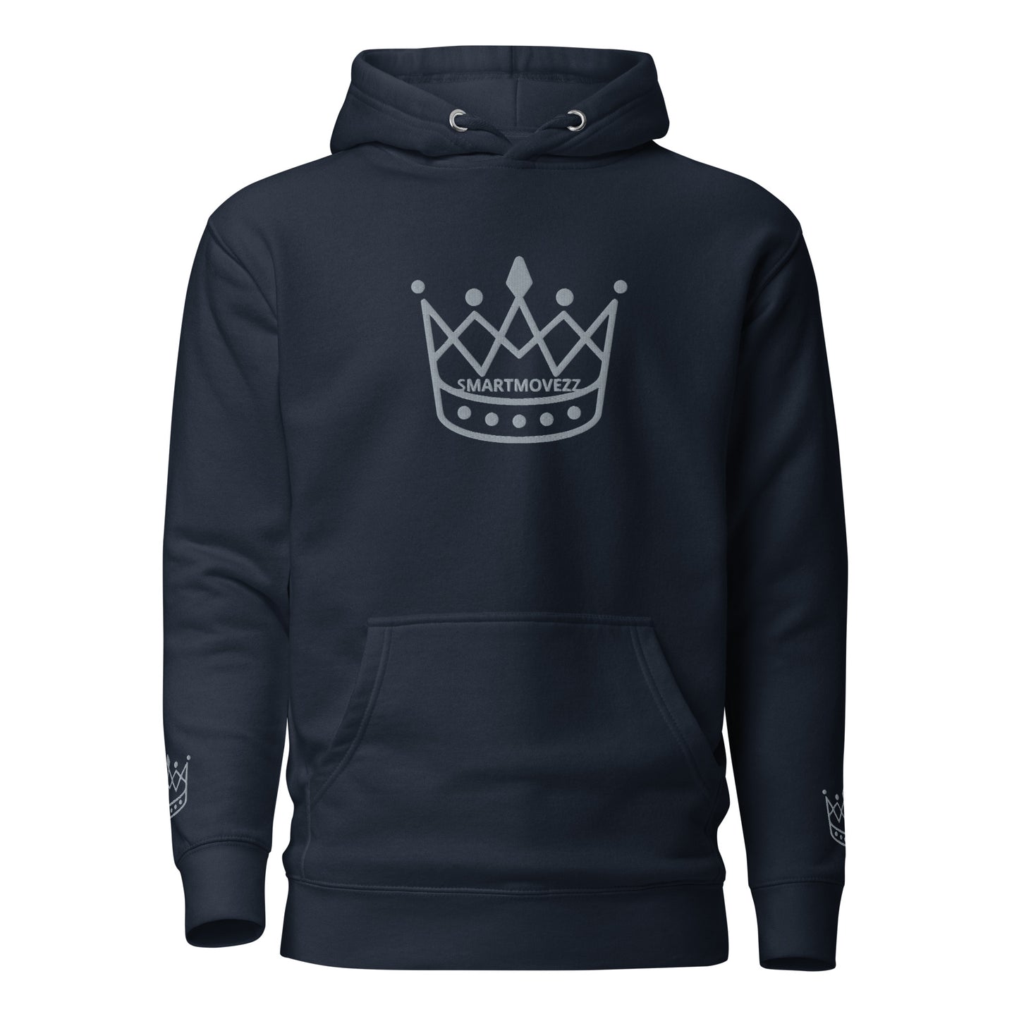 Crown gray SM Hoodie