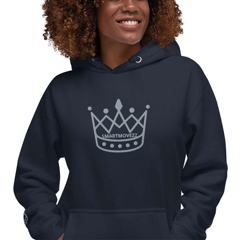 Crown gray SM Hoodie