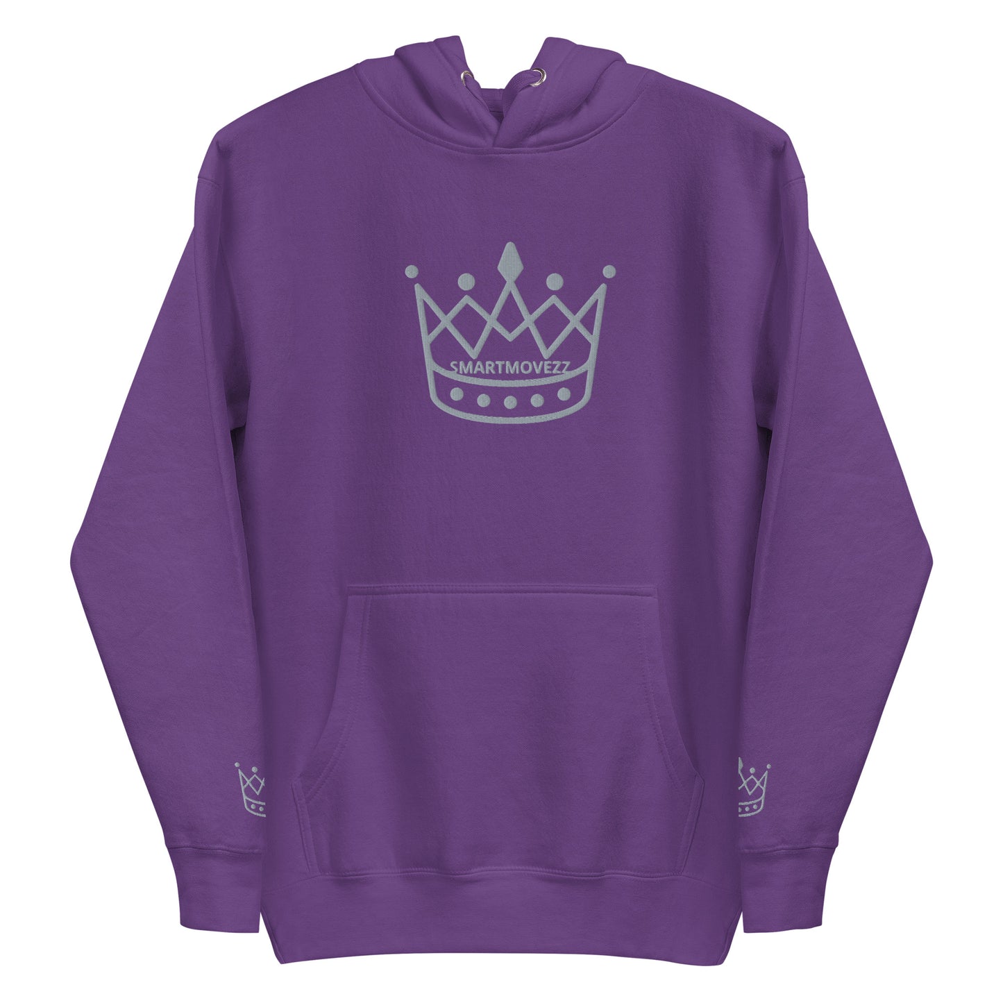 Crown gray SM Hoodie