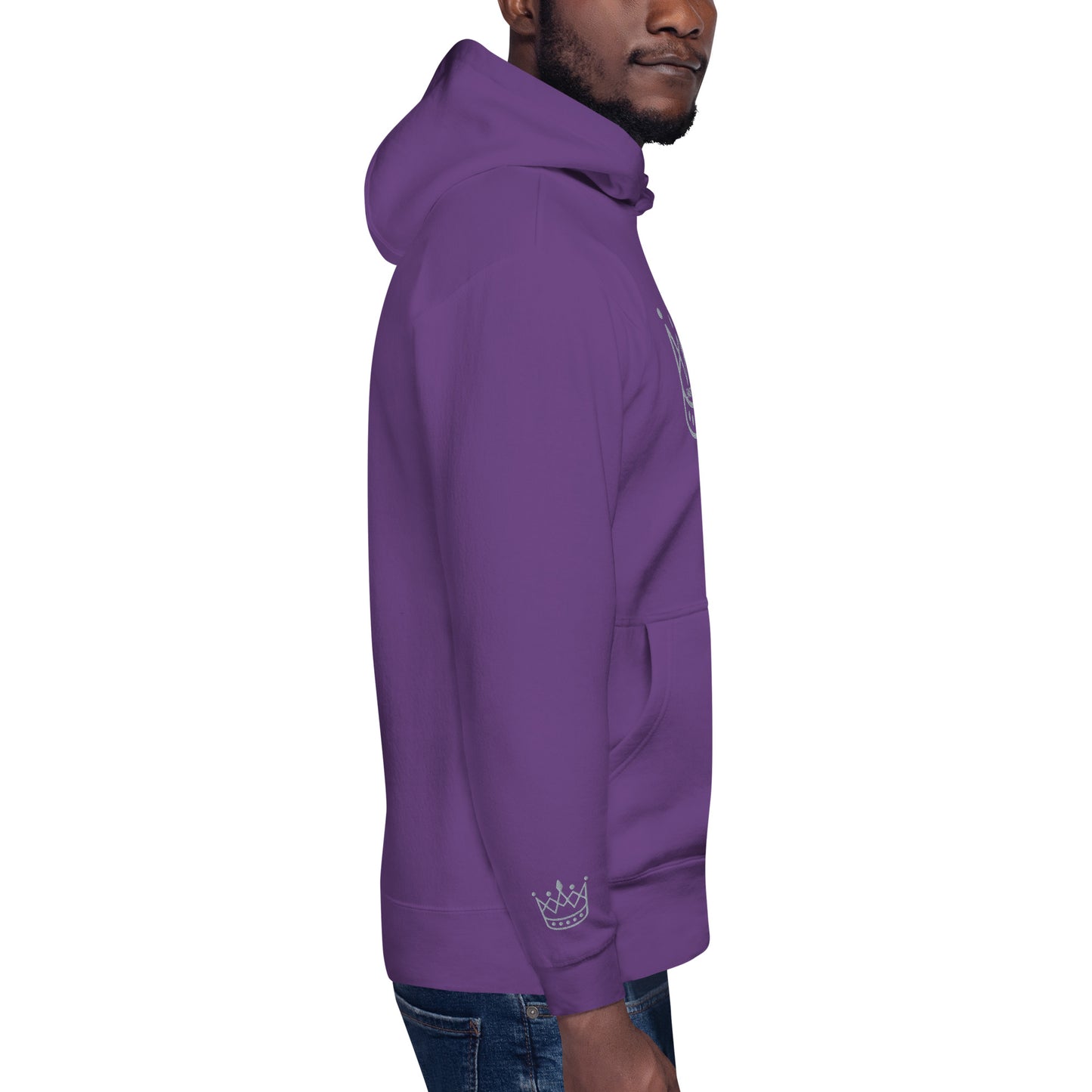 Crown gray SM Hoodie