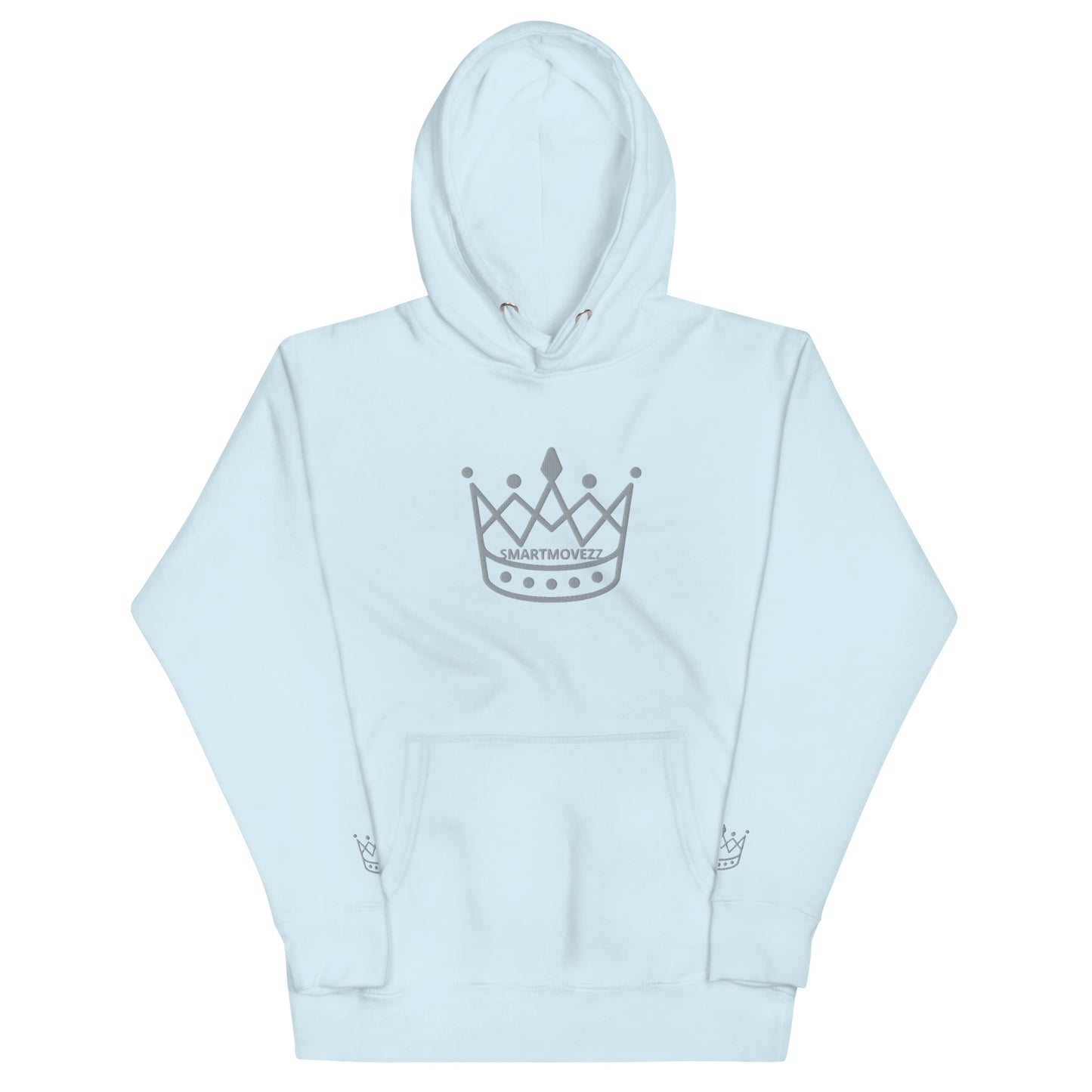 Crown gray SM Hoodie