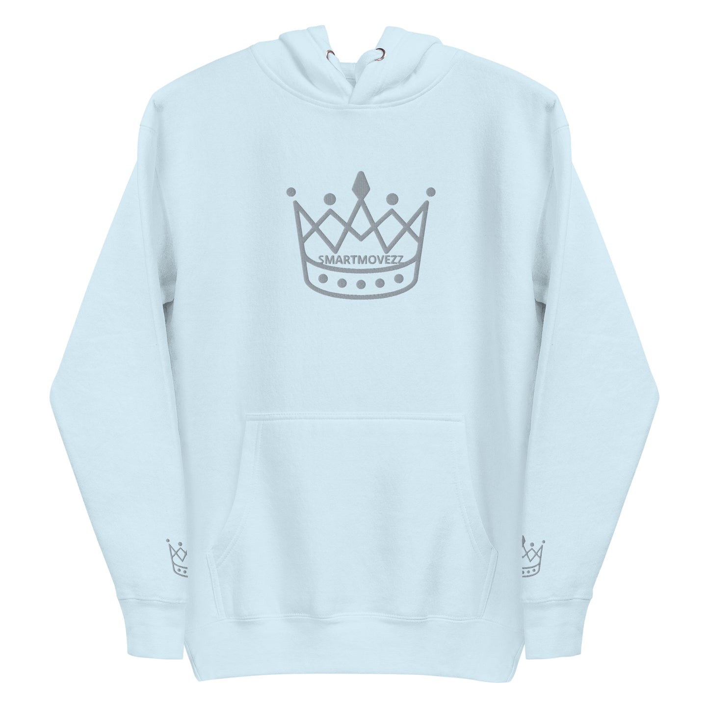 Crown gray SM Hoodie