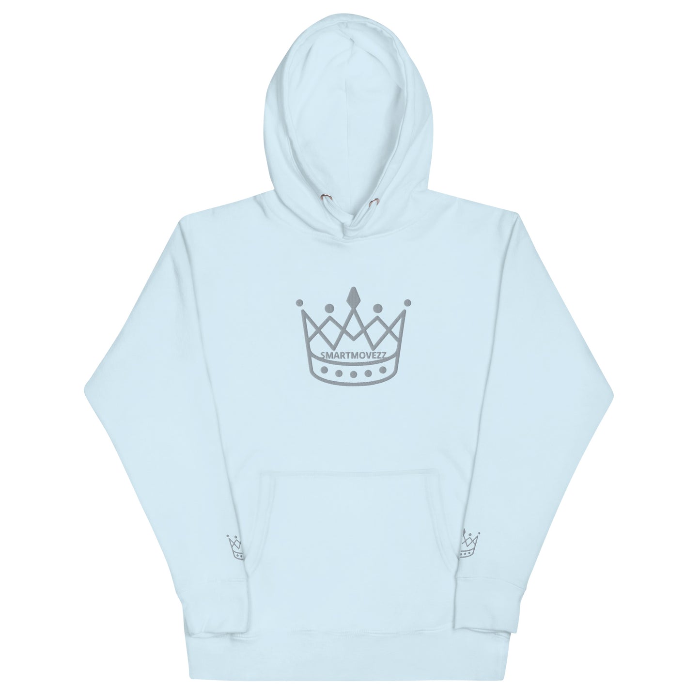 Crown gray SM Hoodie