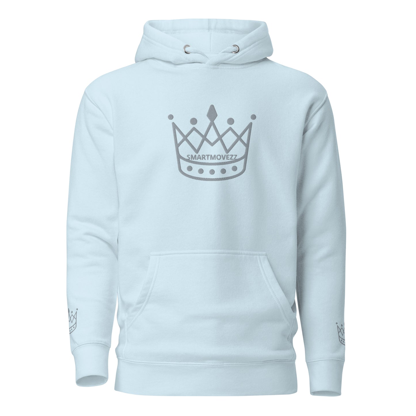 Crown gray SM Hoodie