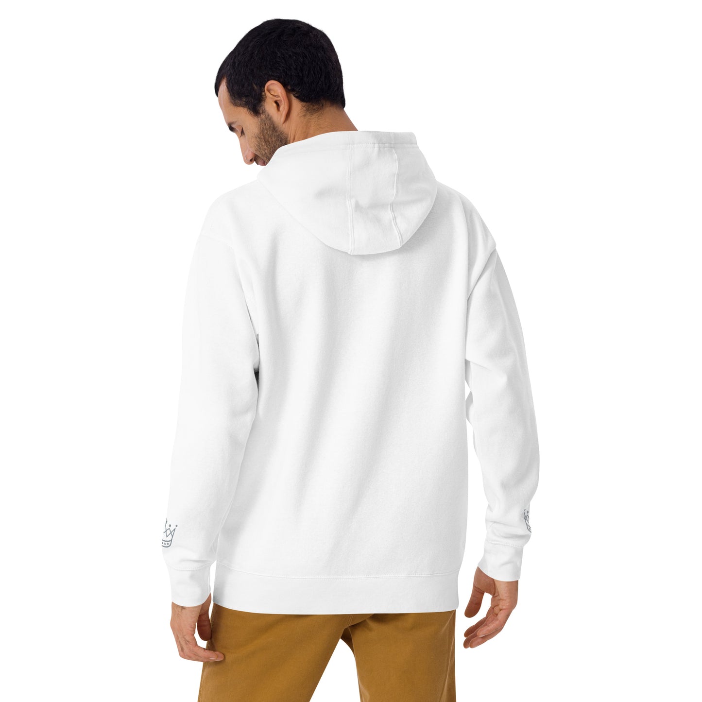 Crown gray SM Hoodie