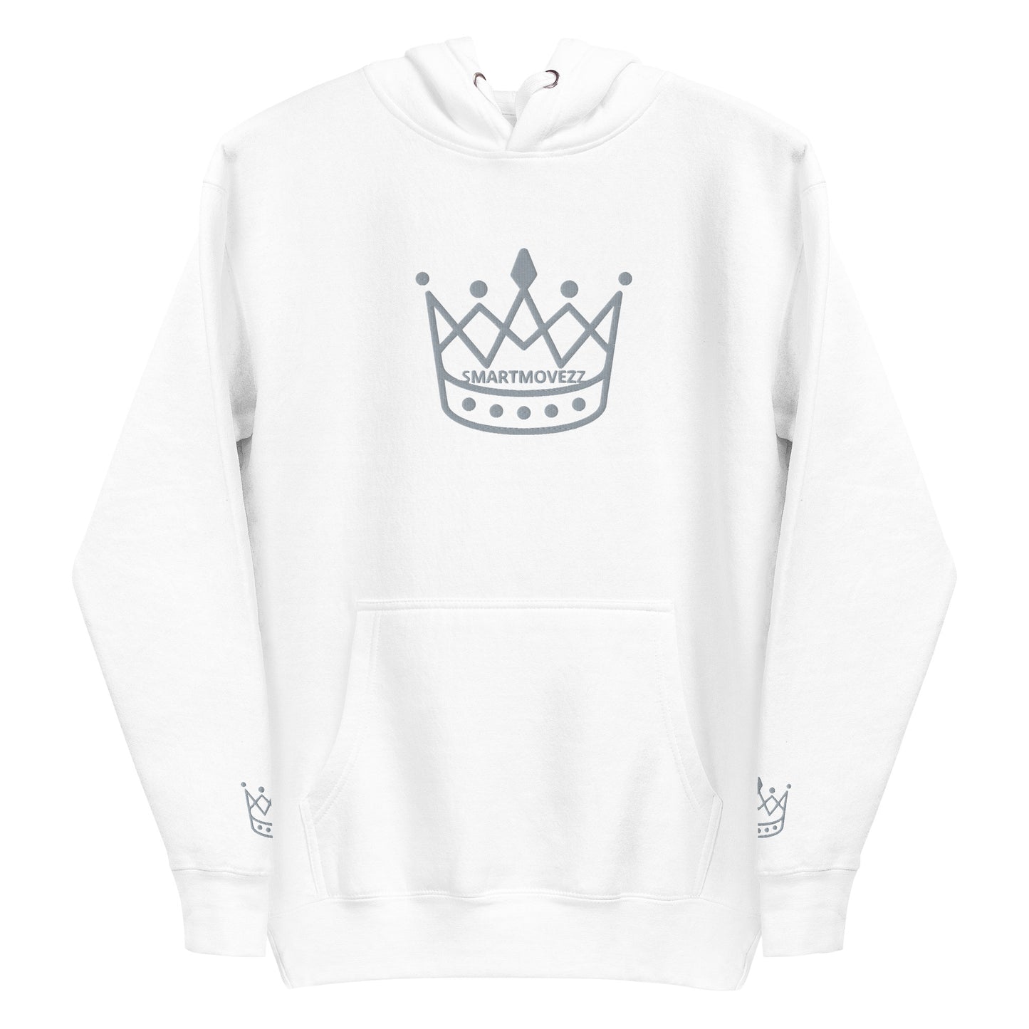 Crown gray SM Hoodie