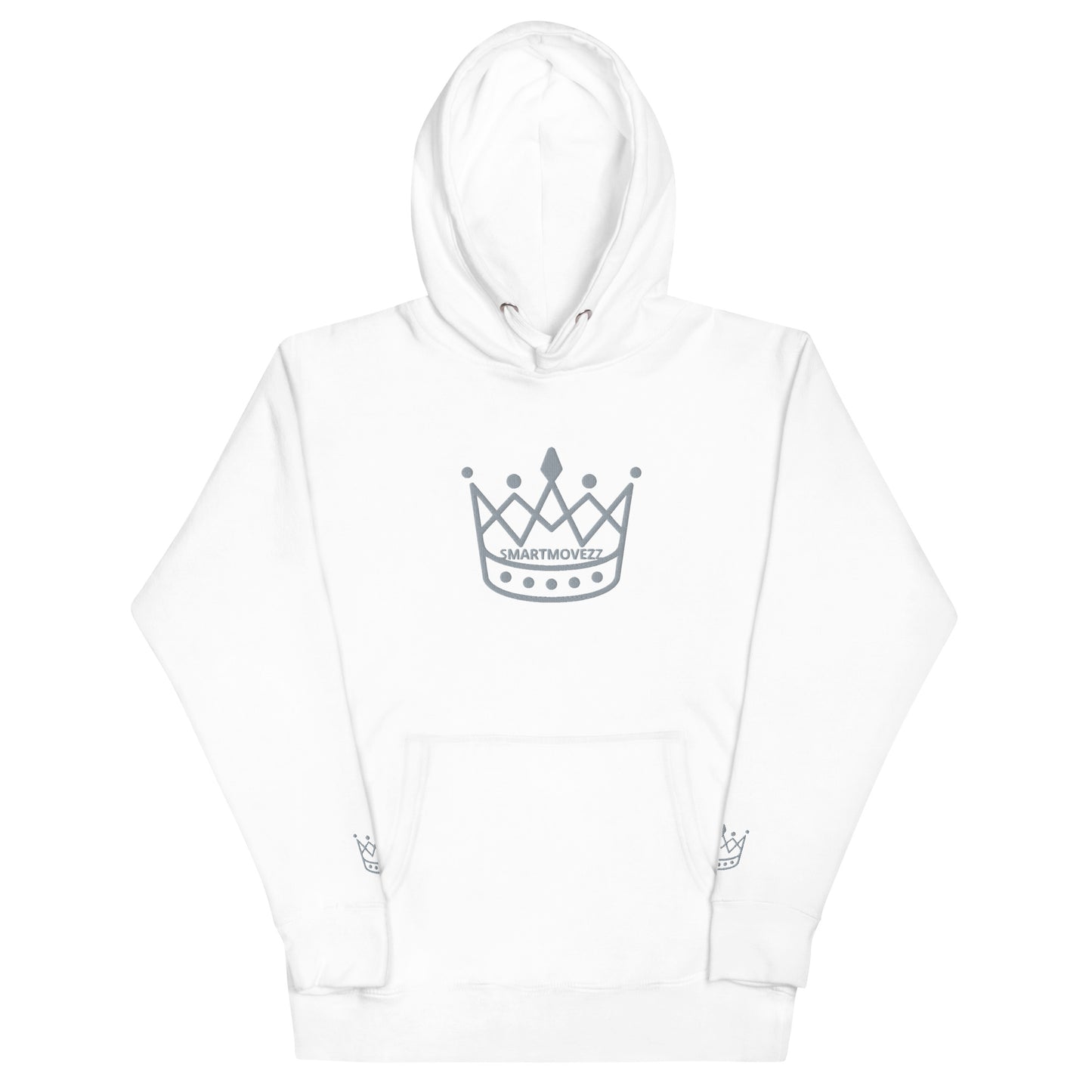 Crown gray SM Hoodie