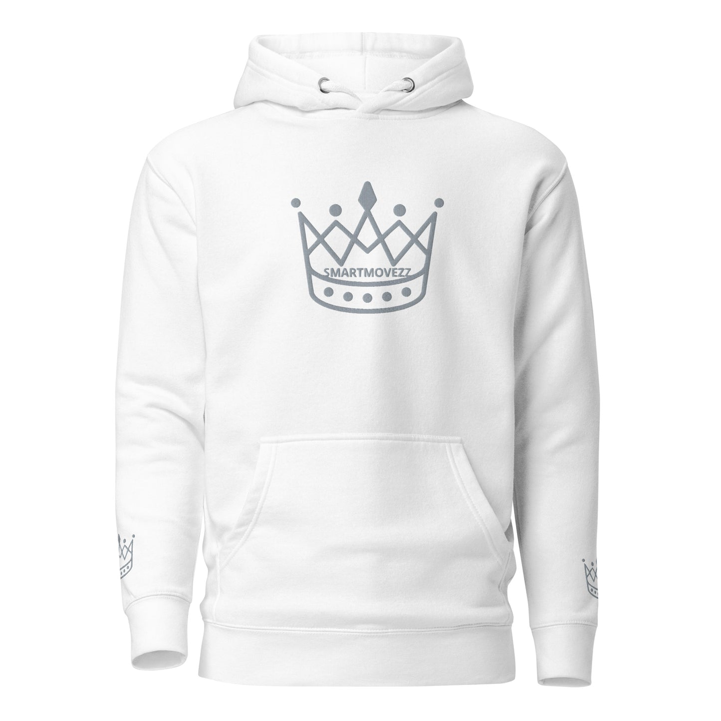 Crown gray SM Hoodie