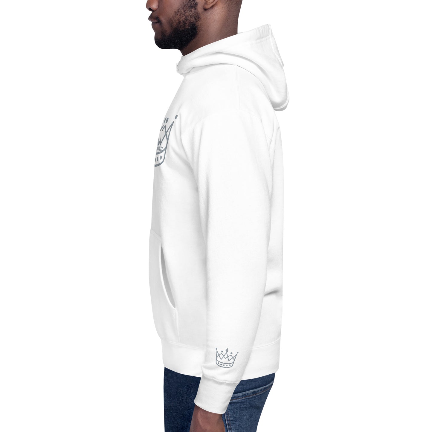 Crown gray SM Hoodie