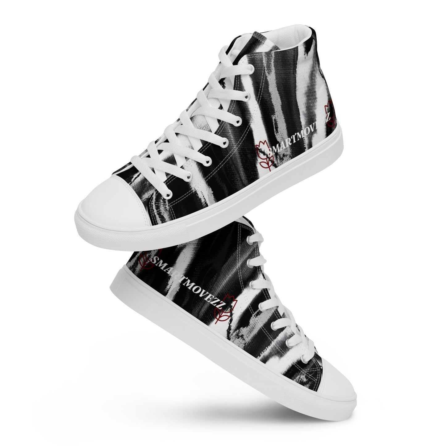 ROSE S BW Women’s high top canvas shoes