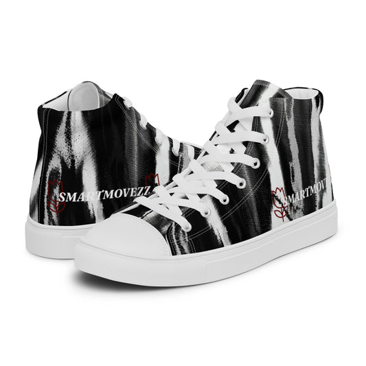 ROSE S BW Women’s high top canvas shoes