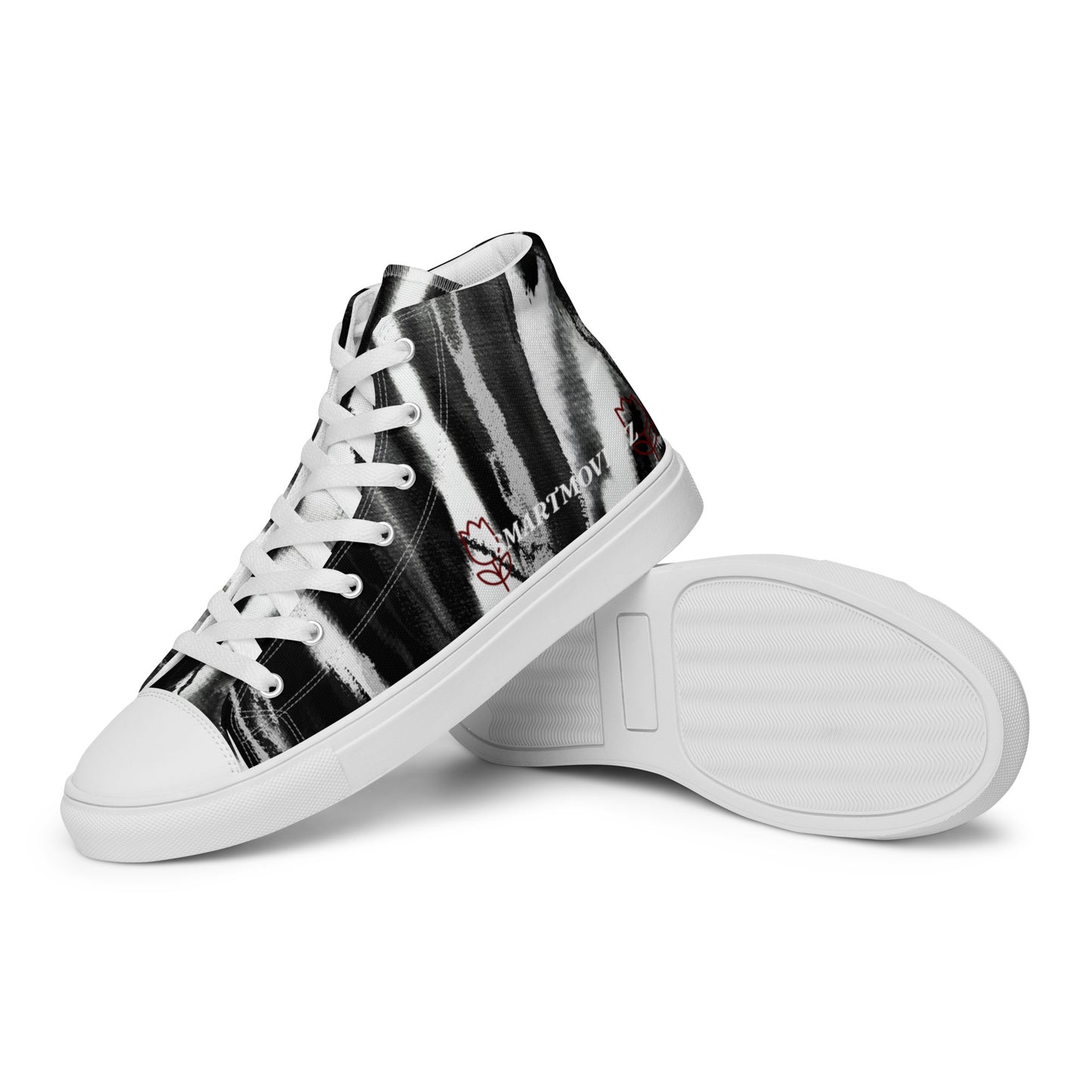 ROSE S BW Women’s high top canvas shoes