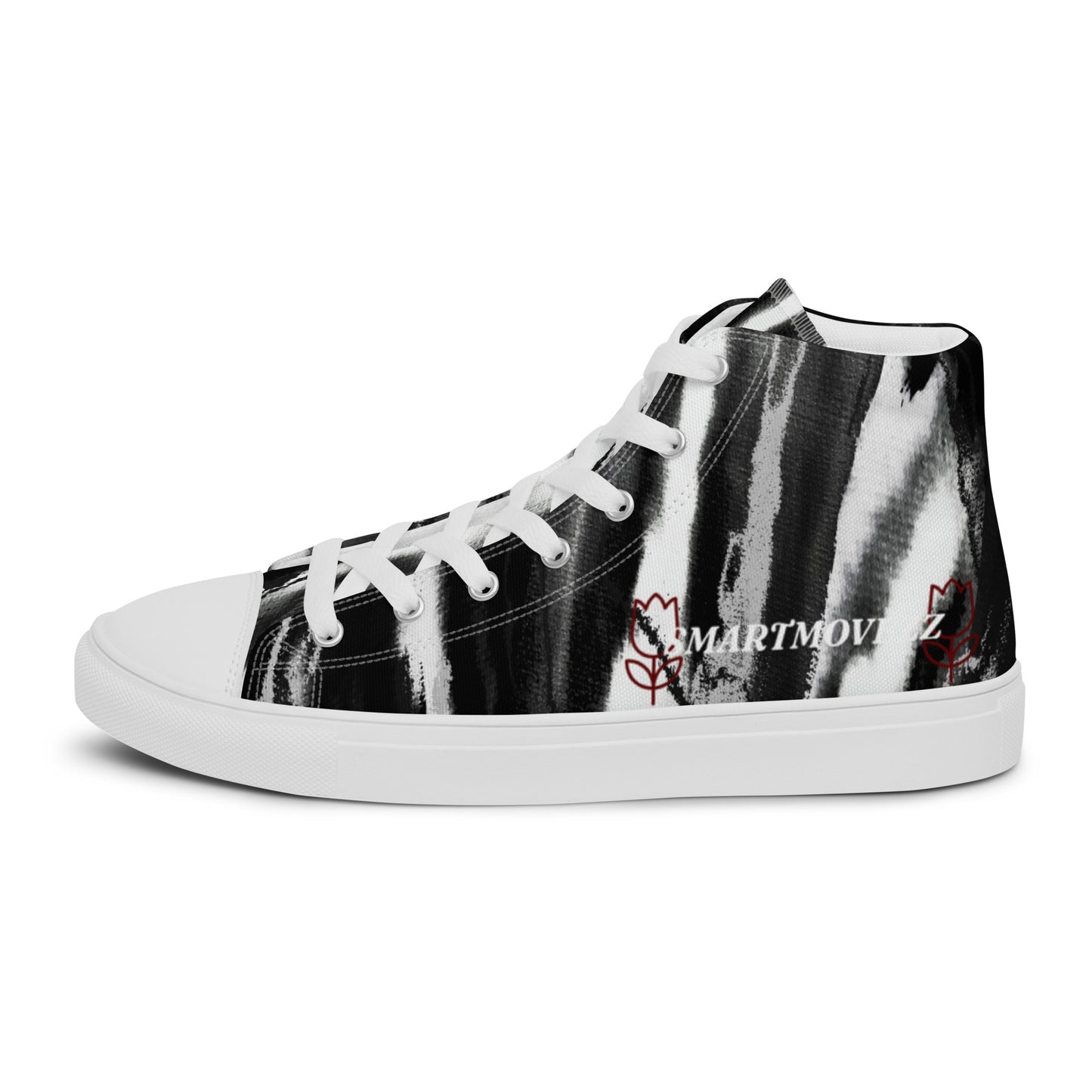 ROSE S BW Women’s high top canvas shoes