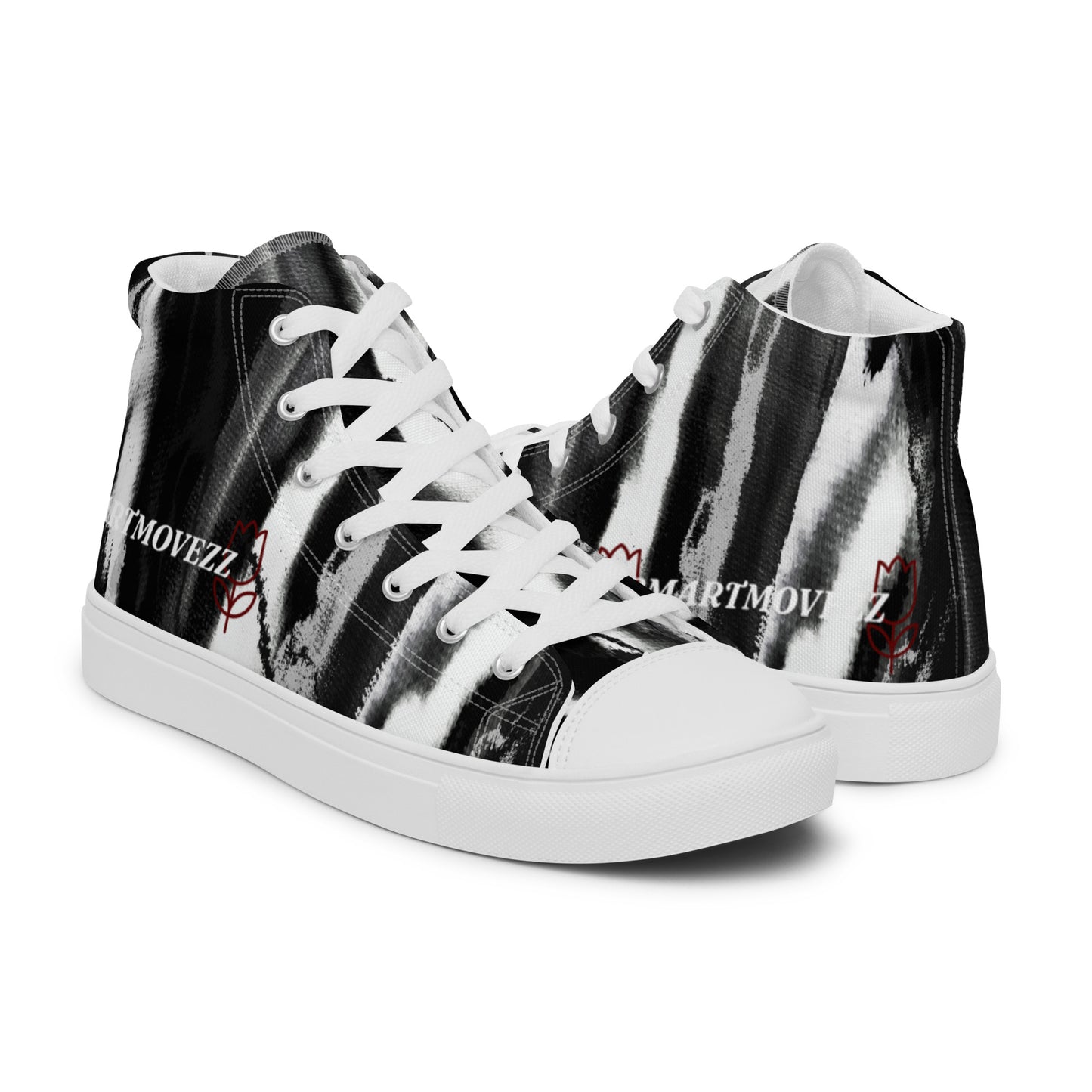 ROSE S BW Women’s high top canvas shoes