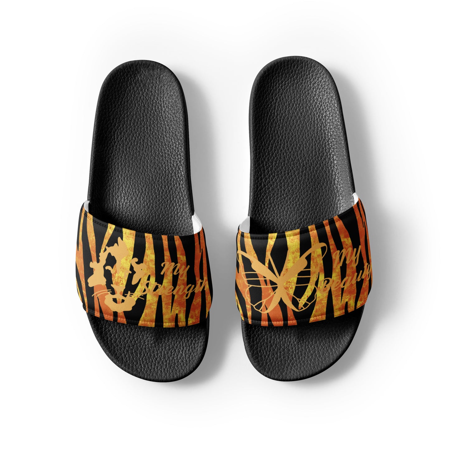 Women's slides Tiger stripped