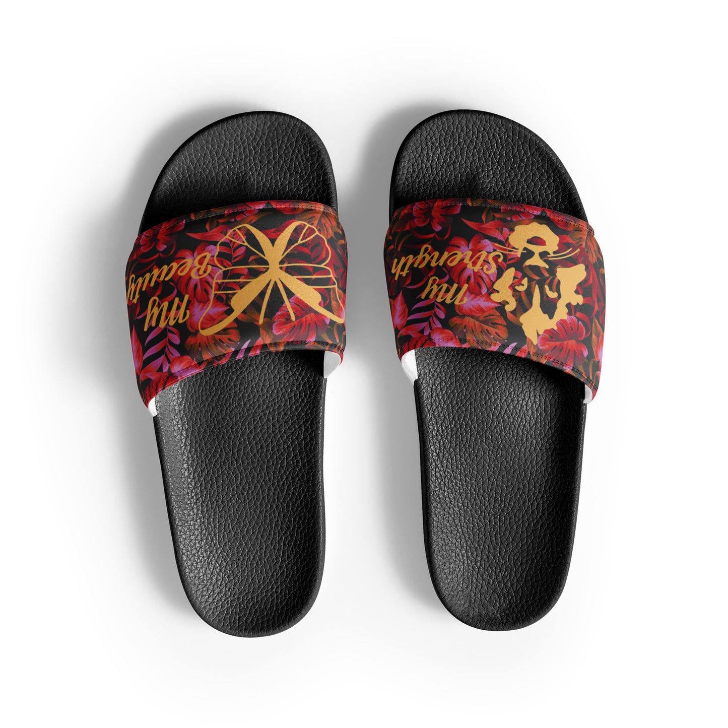 Women's slides Strength Red