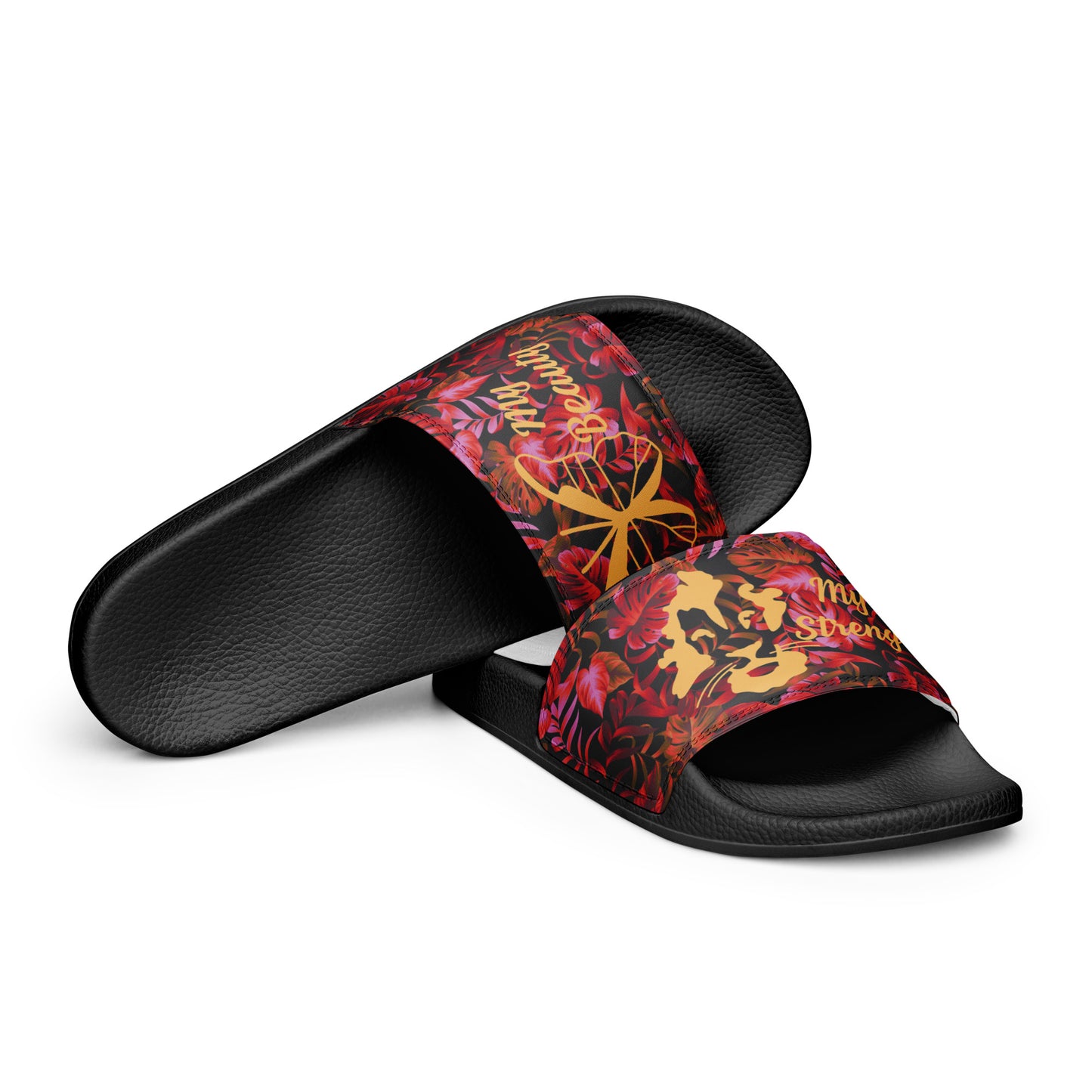 Women's slides Strength Red