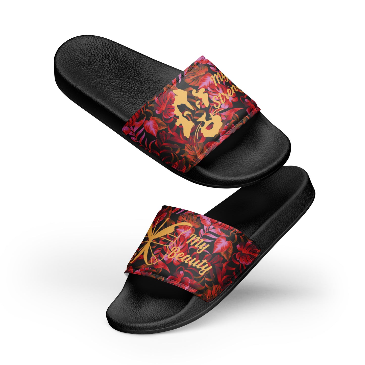 Women's slides Strength Red