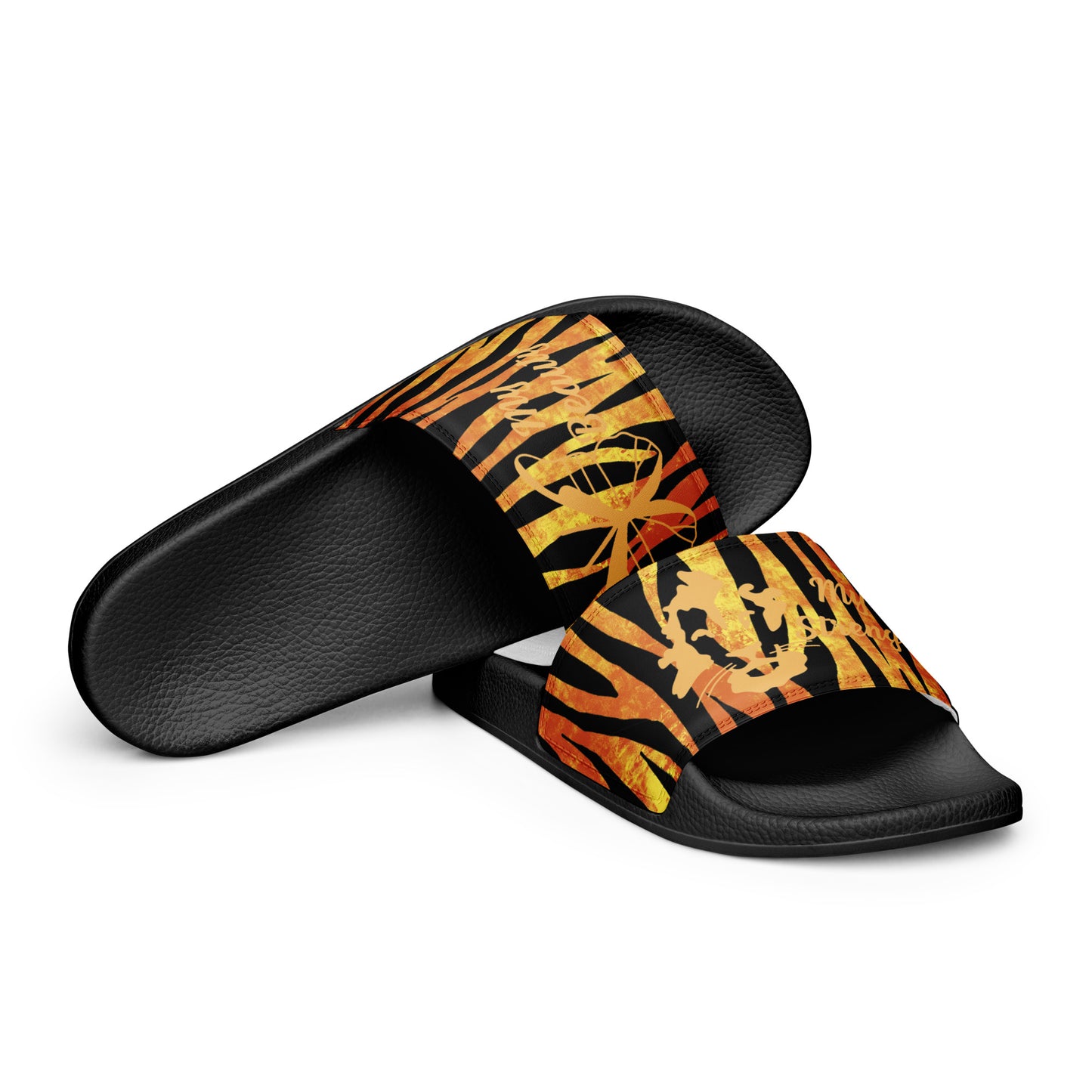 Women's slides Tiger stripped