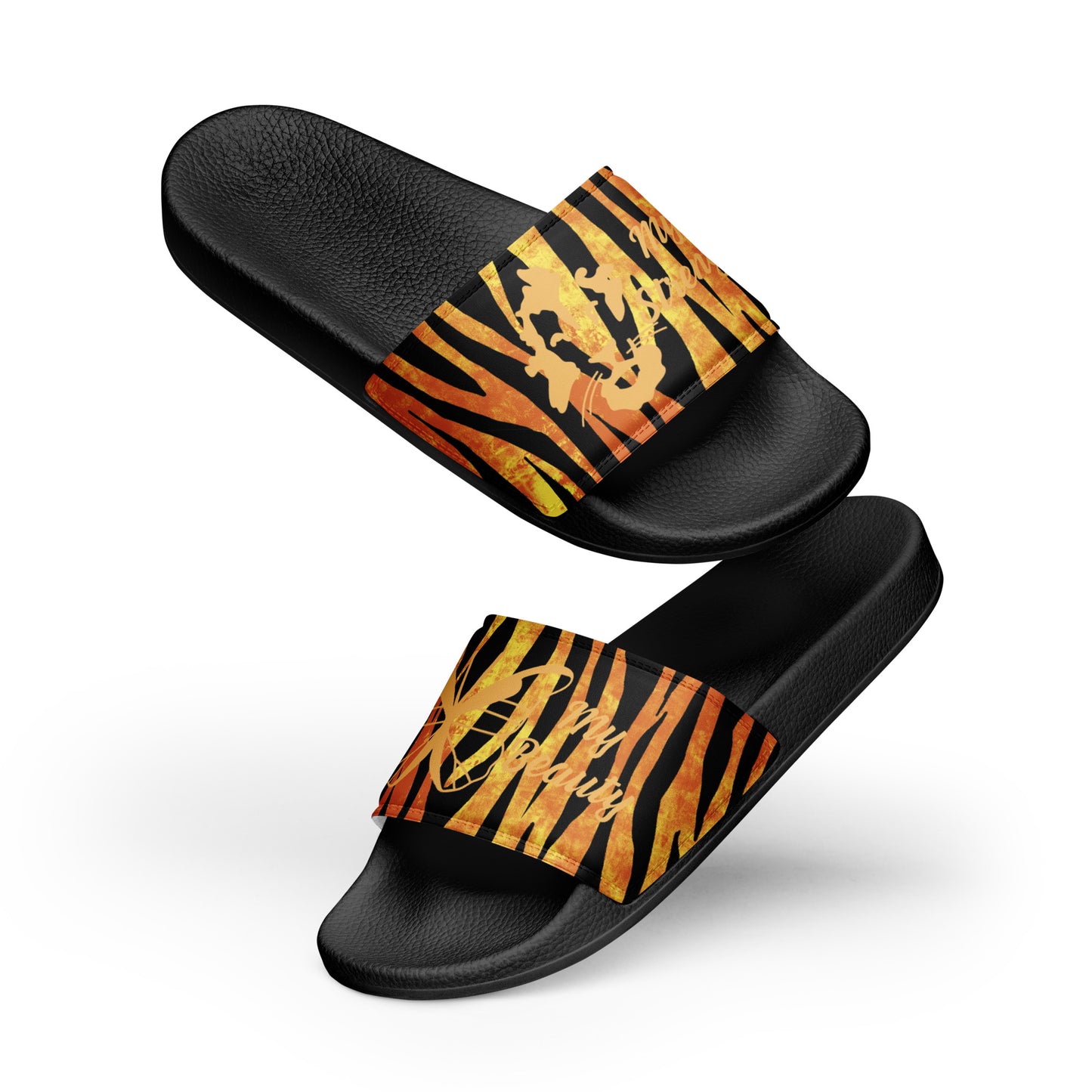 Women's slides Tiger stripped