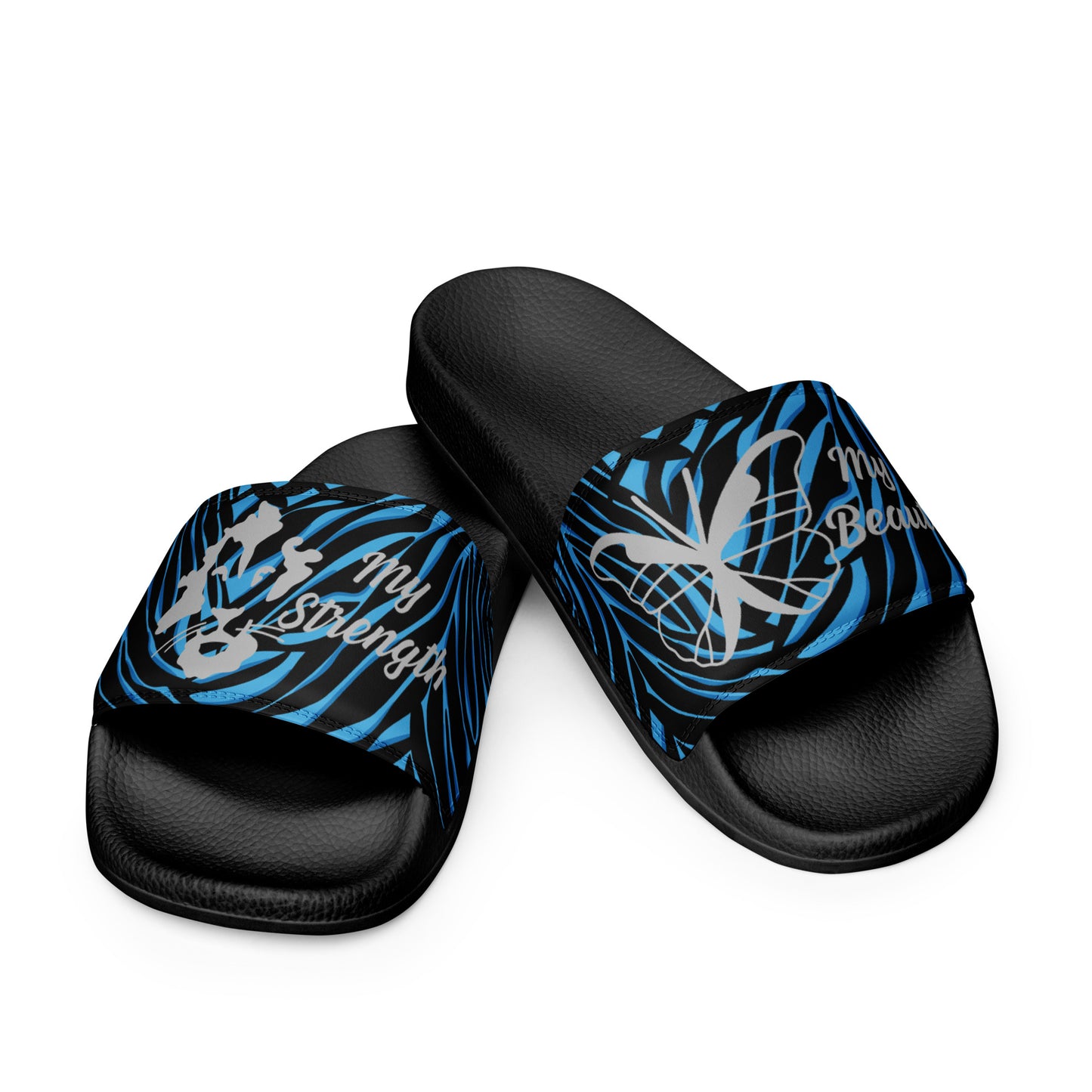 Women's slides Tiger Blue