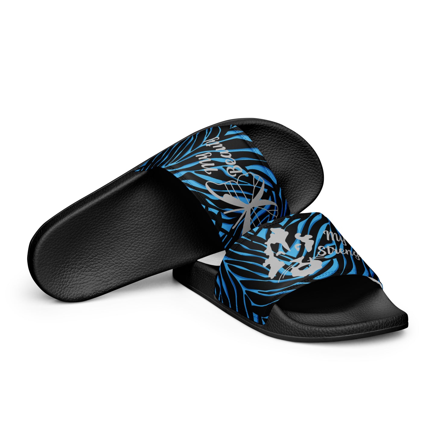 Women's slides Tiger Blue