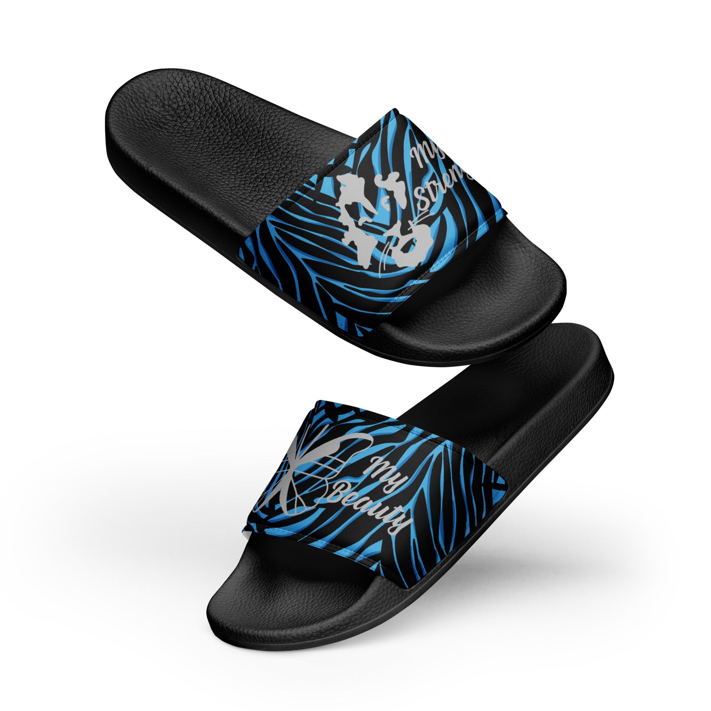 Women's slides Tiger Blue