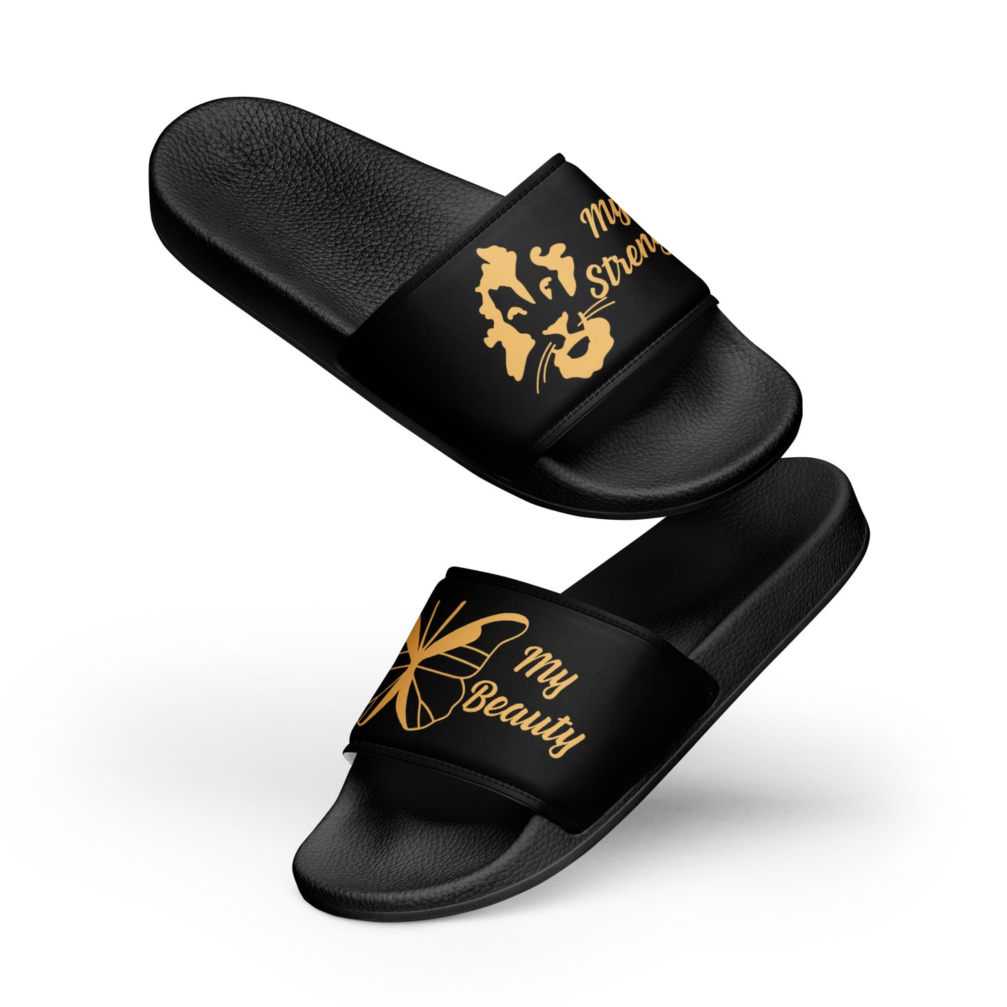 Women's slides Strength BLK