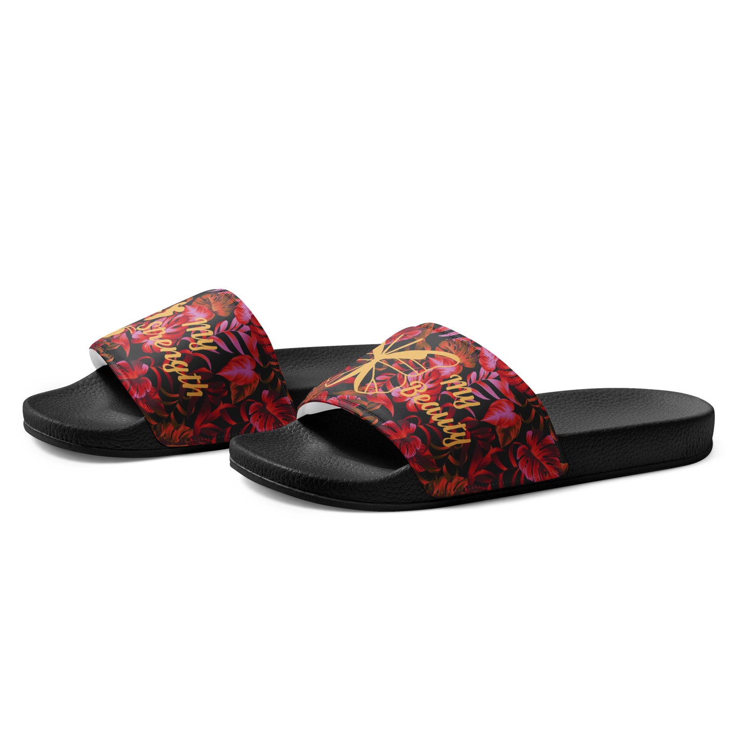 Women's slides Strength Red