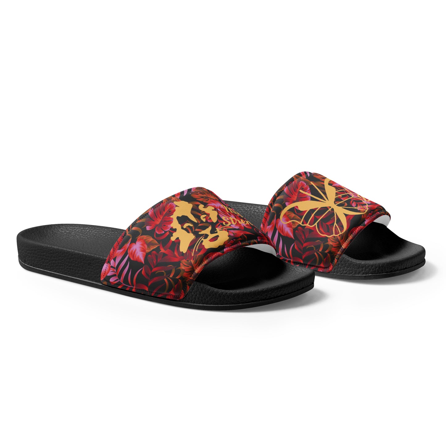 Women's slides Strength Red