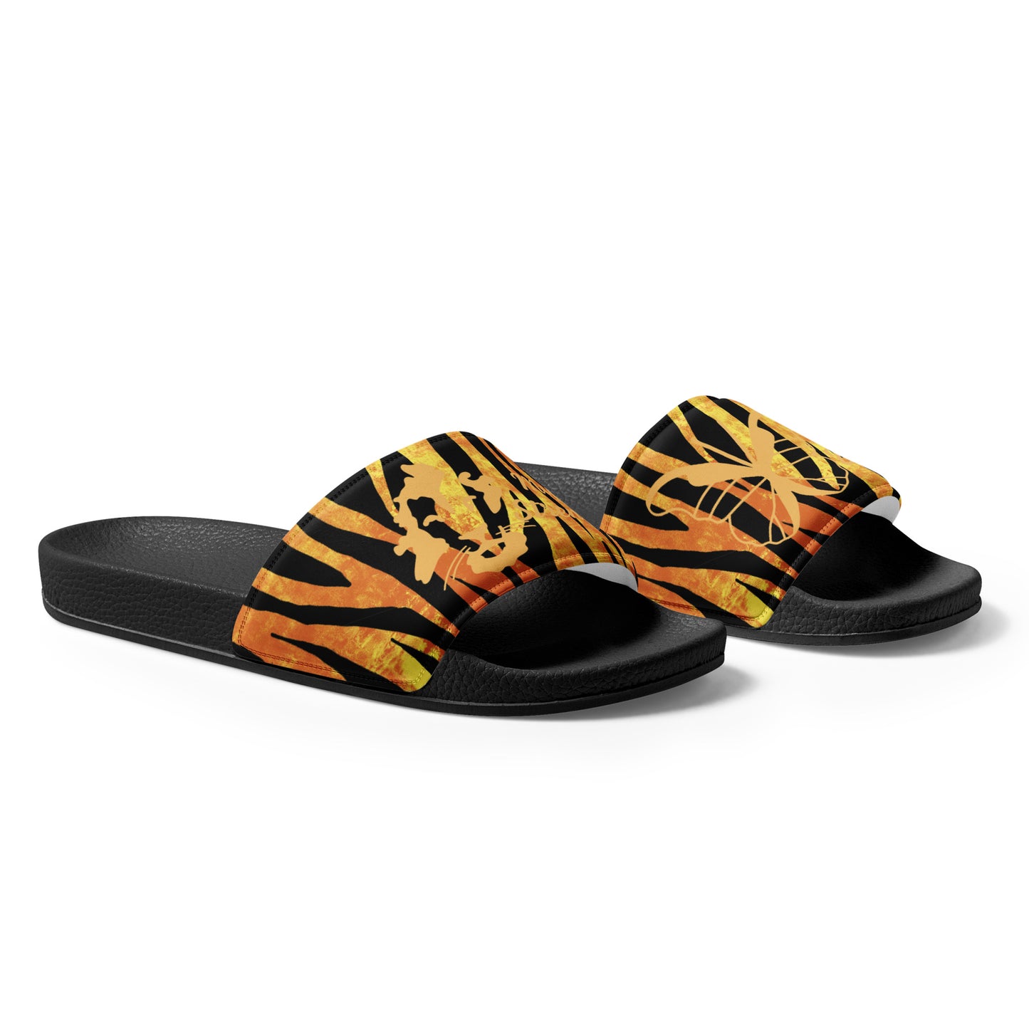 Women's slides Tiger stripped